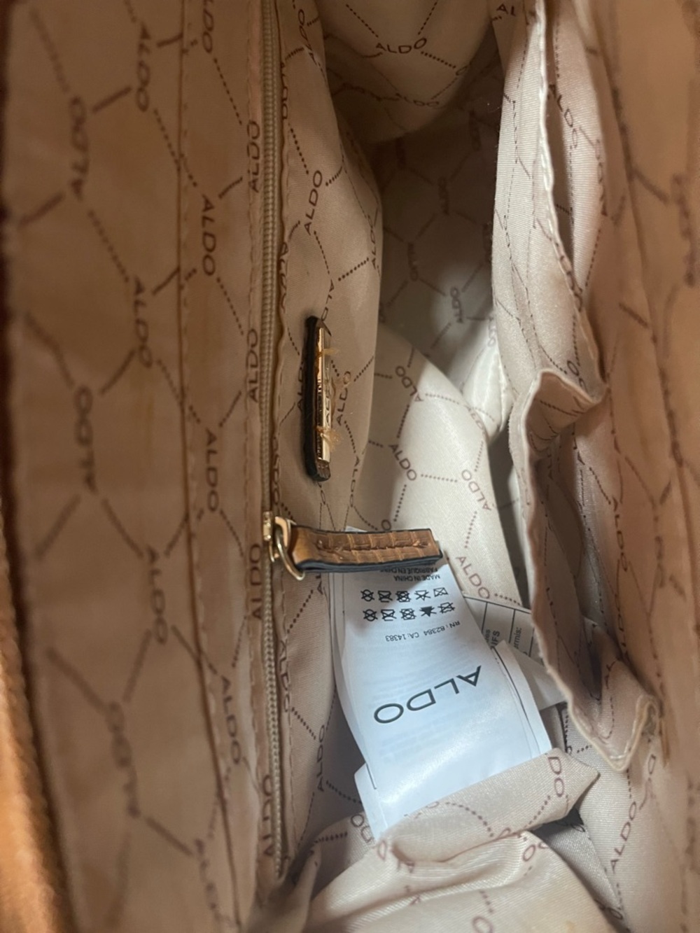 Boho-Floral Leather Satchel | Top Handle Bag | Crossbody - Picture 8 of 9